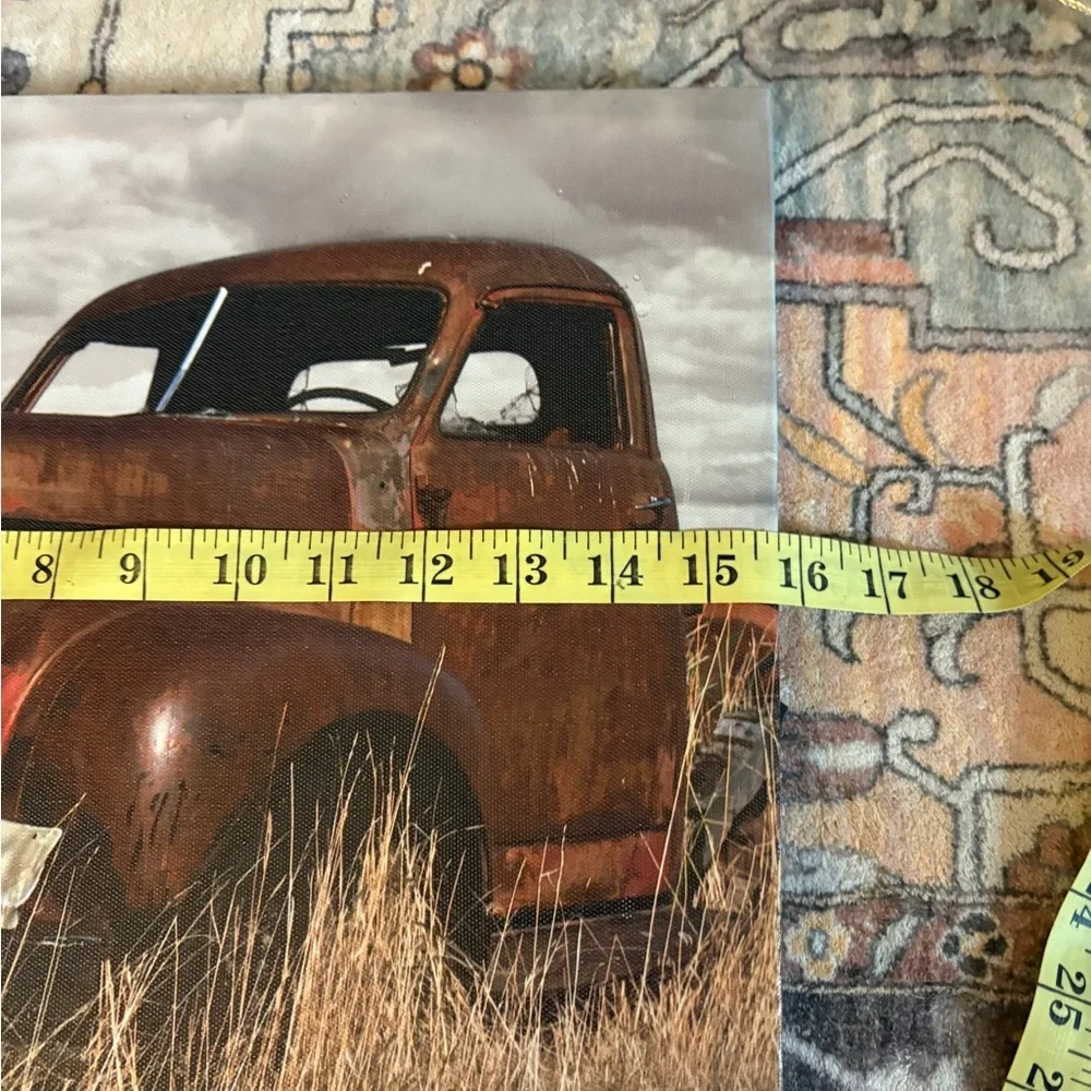 Vintage Americana Wall Art  & Shower Curtain Set